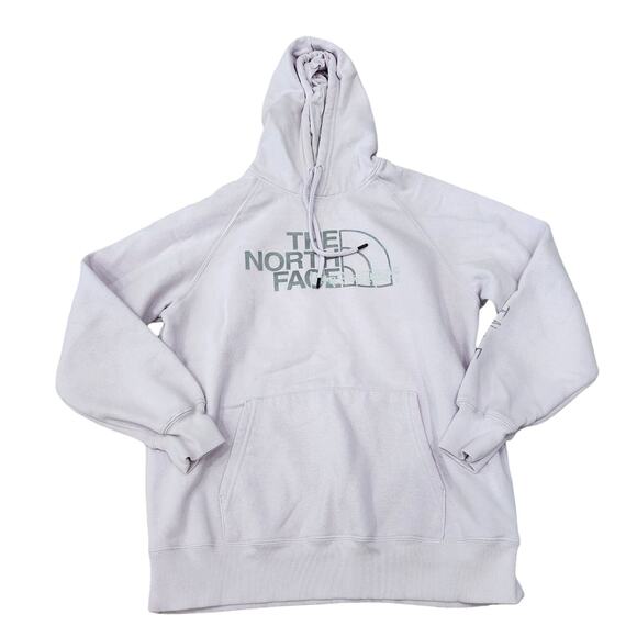 The north face light purple women's size large pullover hoodie - Picture 1 of 9